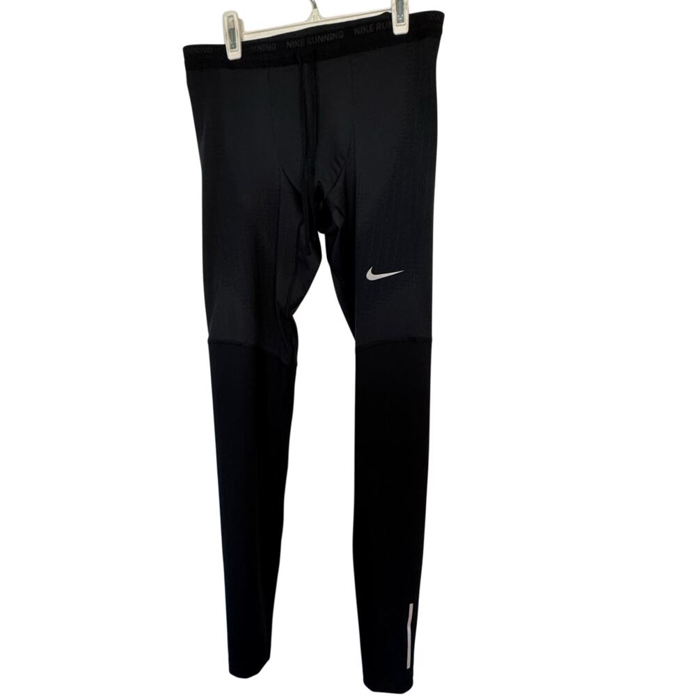 Nike Dri-FIT Compression Running Pants Black Mens S Tight Fit Lightweight CZ8823